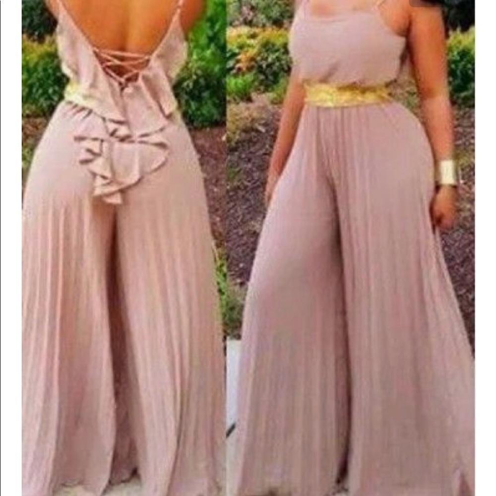 Pink Jumpsuit